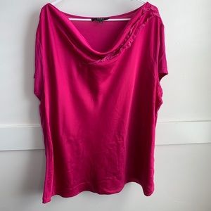 Alex Marie Pink Short Sleeve Blouse